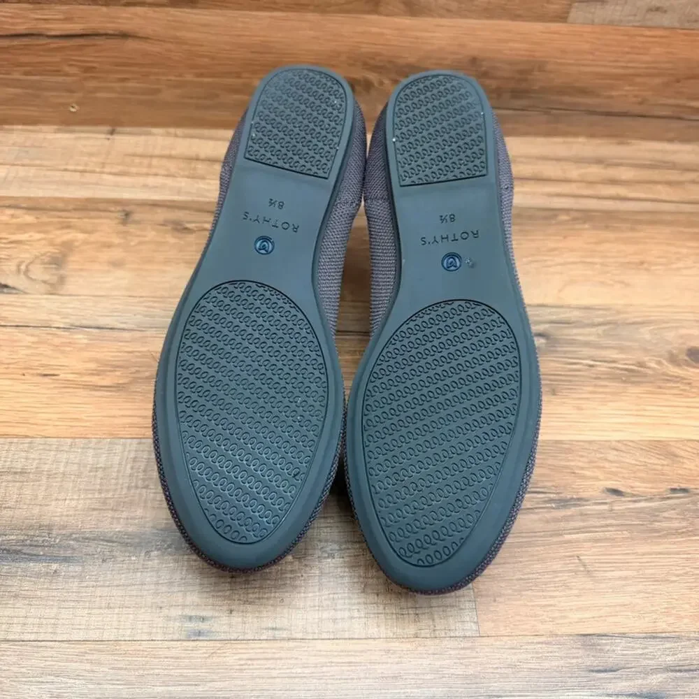 Rothys  Women's Shoes Size 9.5 Purple Washable Round Toe Ballet Loafers